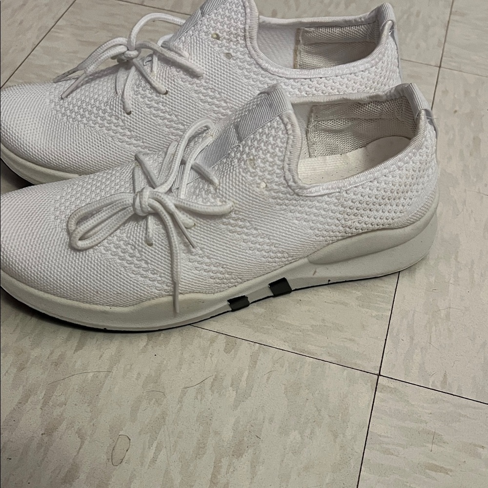 All white shoes
